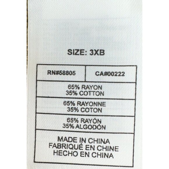 George Foreman Signature Collection Sweater Mens 3XB  Brown Ribbed Crewneck - Picture 5 of 11